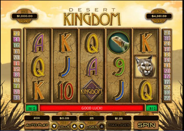  - Desert Kingdom  Microgaming  Monro casino